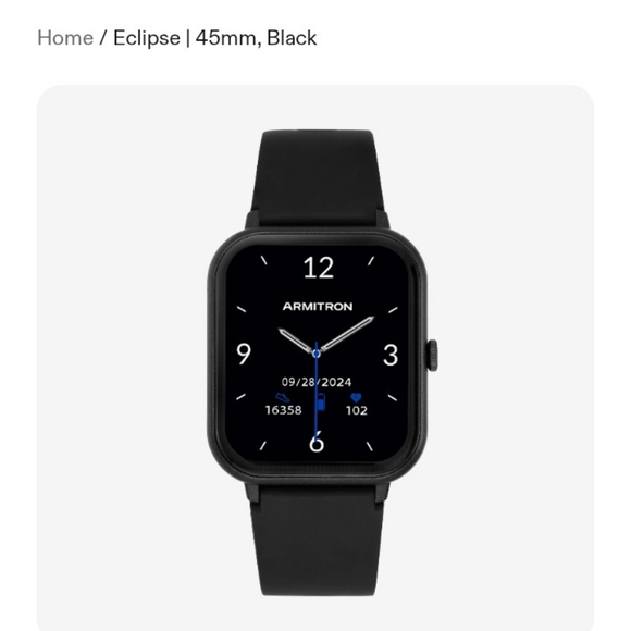 Armitron Eclipse Black Watch - Picture 1 of 7